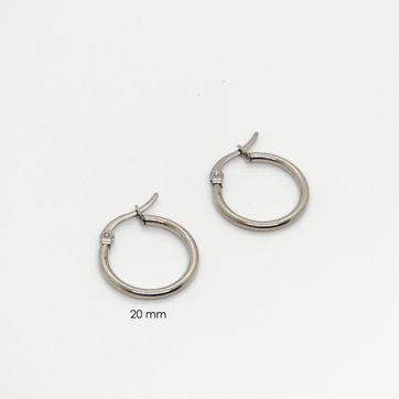 Imagen del producto CANDONGA ACERO PLATEADA 20 MM