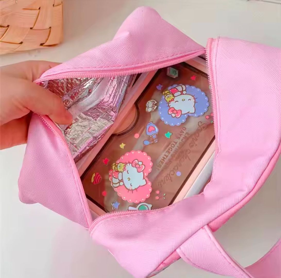 Lonchera térmica Sanrio tipo cuero