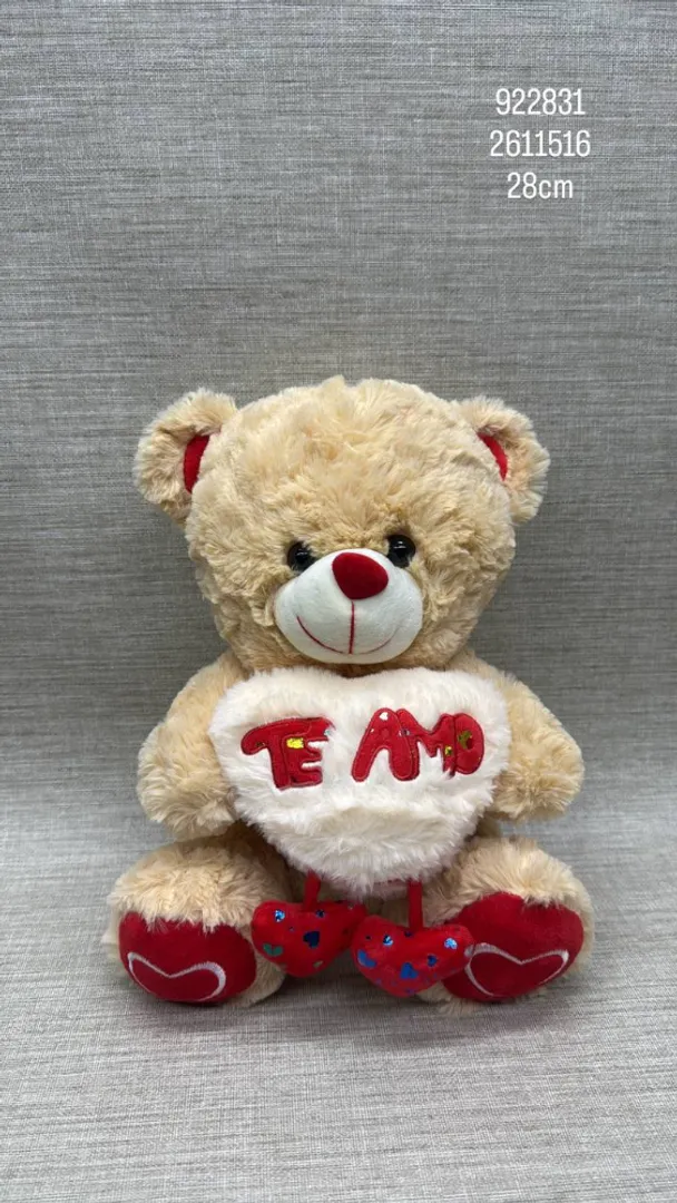 OSO CON CORAZON (TE AMO) 28 CM
