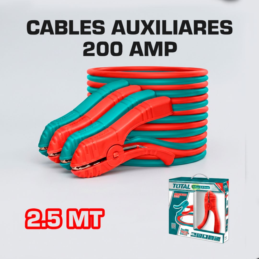 CABLES AUXILIARES 200AMP 2.5 METROS