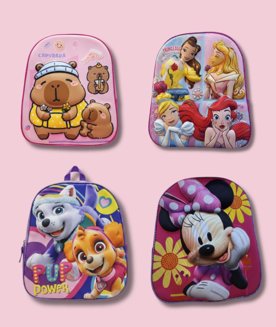 BOLSO UN CIERRE ALTO RELIEVE NIÑA