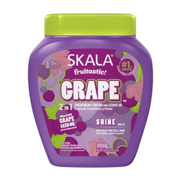 Imagen del producto CREMA PARA PEINAR 2 EN 1 GRAPE (UVA) FRUTASTICA SKALA