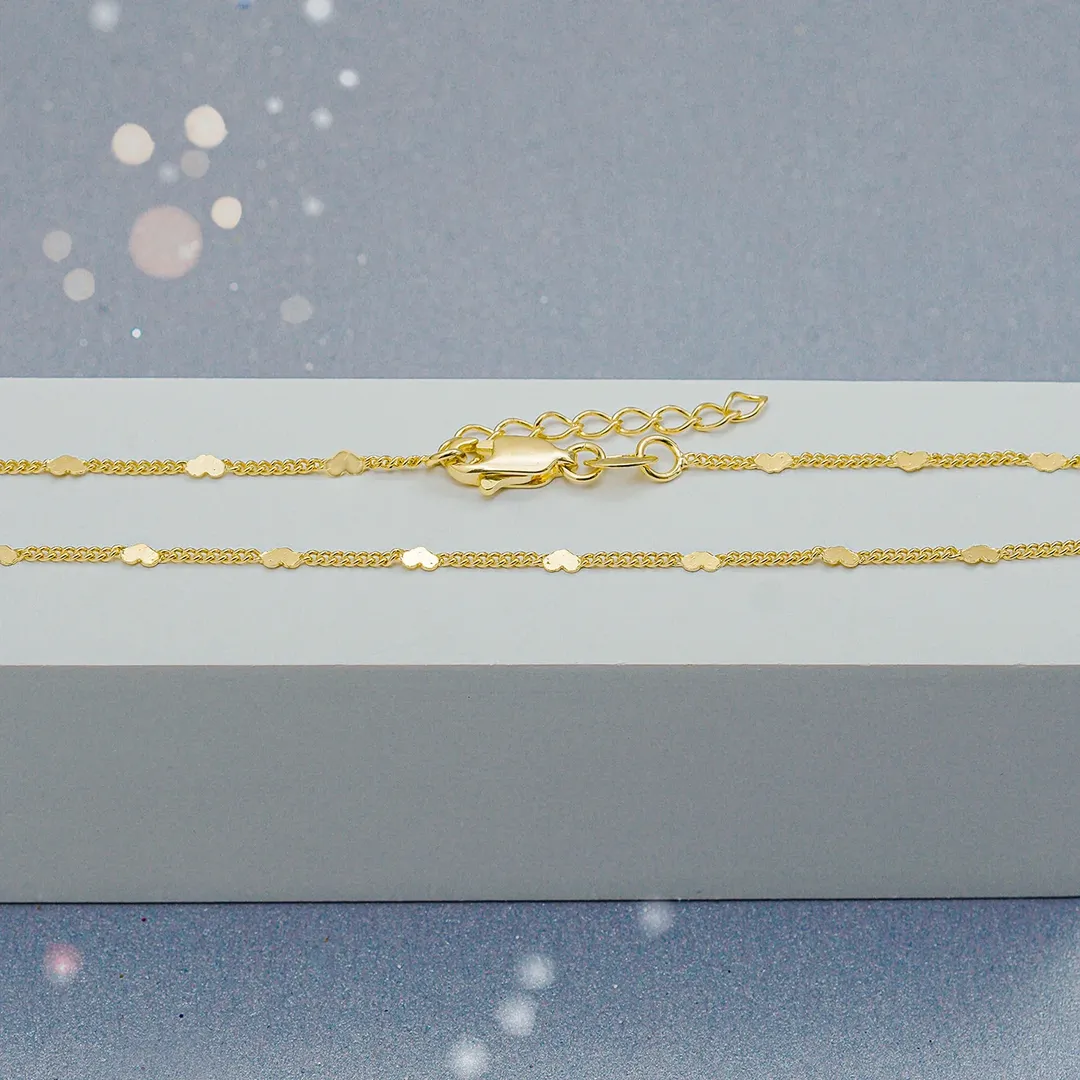 Tobillera Cubana Love ext 23 cms