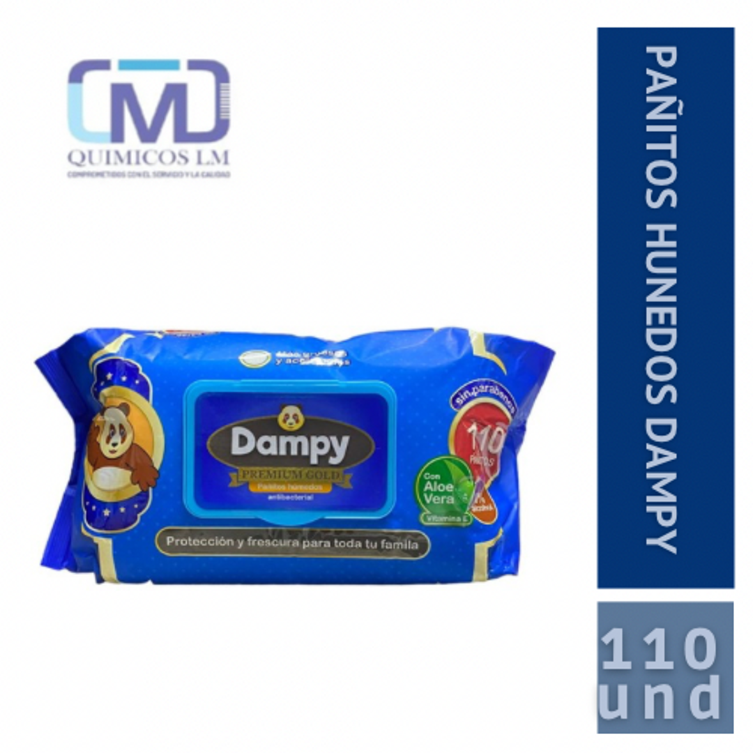 PAÑITOS HÚMEDOS DAMPY X110 PREMIUN