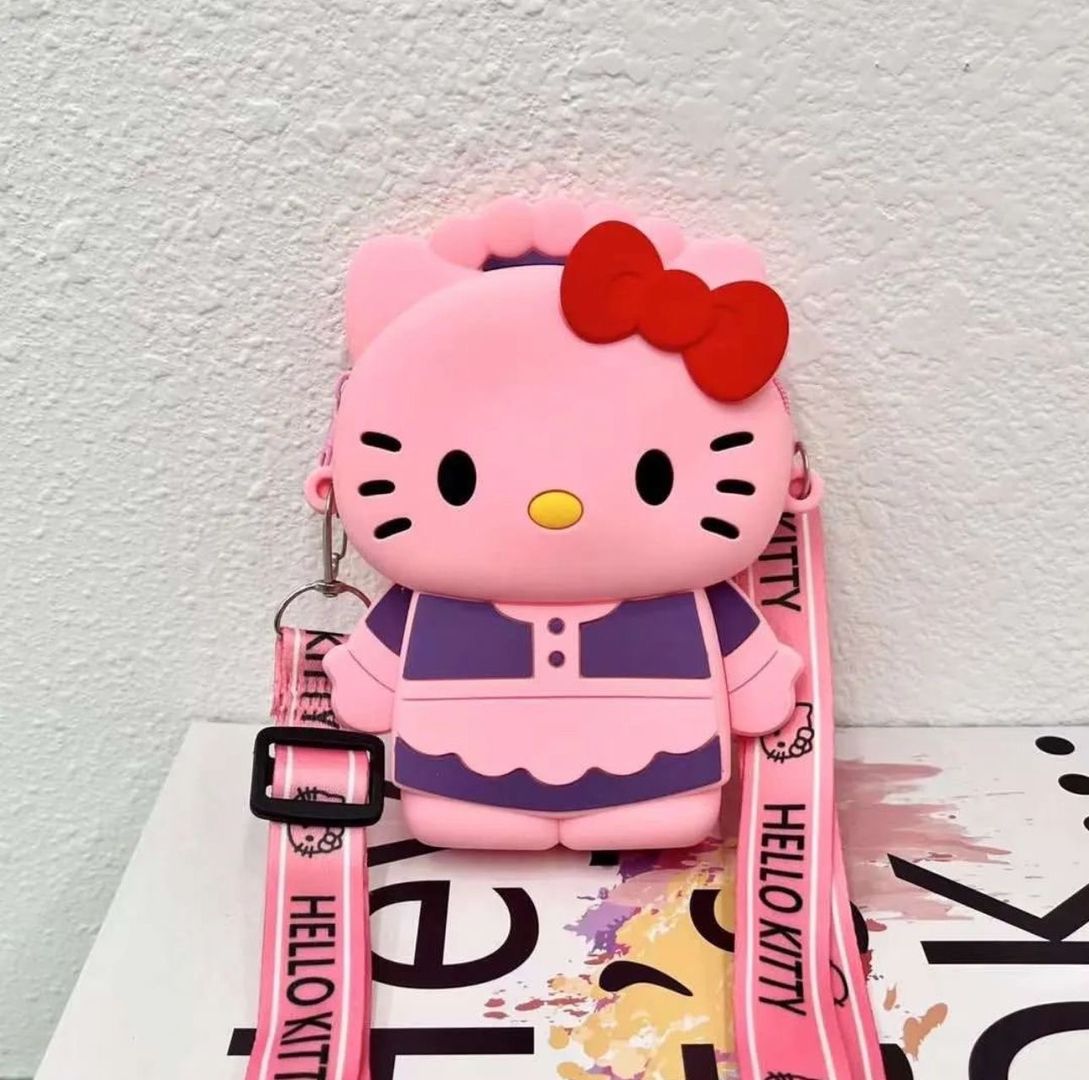 Bolso siliconado hello kitty 