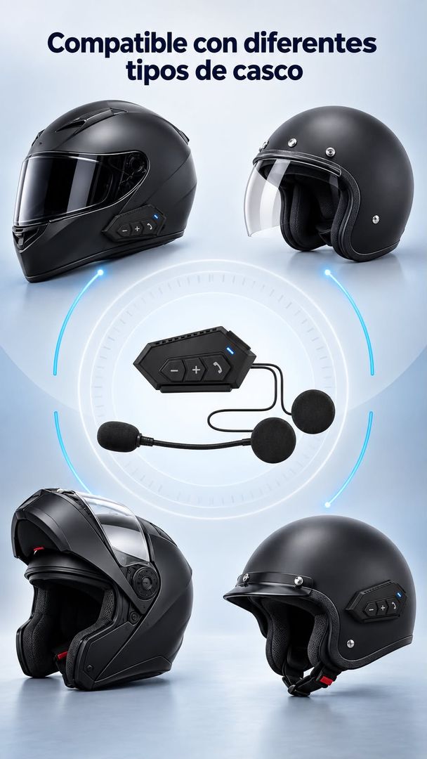 Intercomunicador para casco