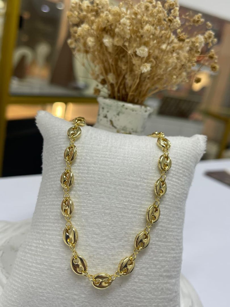 Pulsera gucci 6mm de 20ccm gruesa