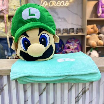 COJÍN CON COBIJA MARIO BROS ( 40 CM ) - imagen 1