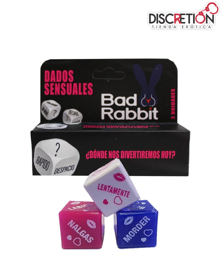 DADOS EROTICOS X 3 UNIDADES