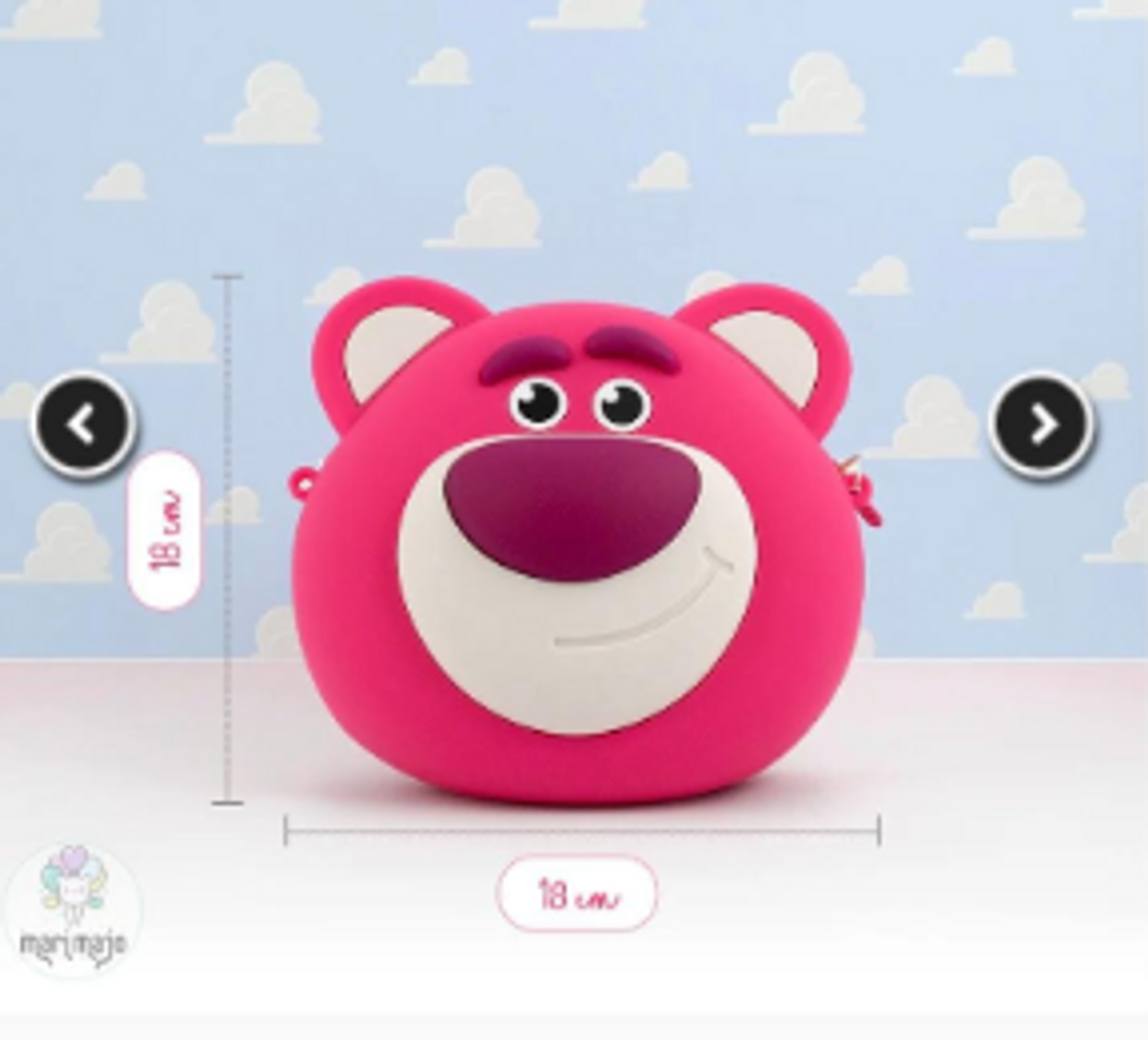 BOLSO SILICONA KUROMI Y LOTSO