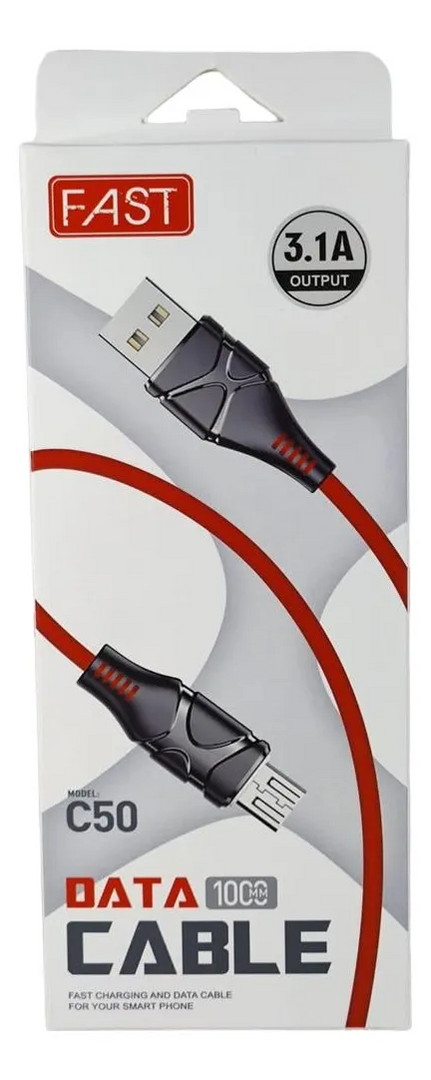 CABLE USB V8 MICRO FAST 3.1A