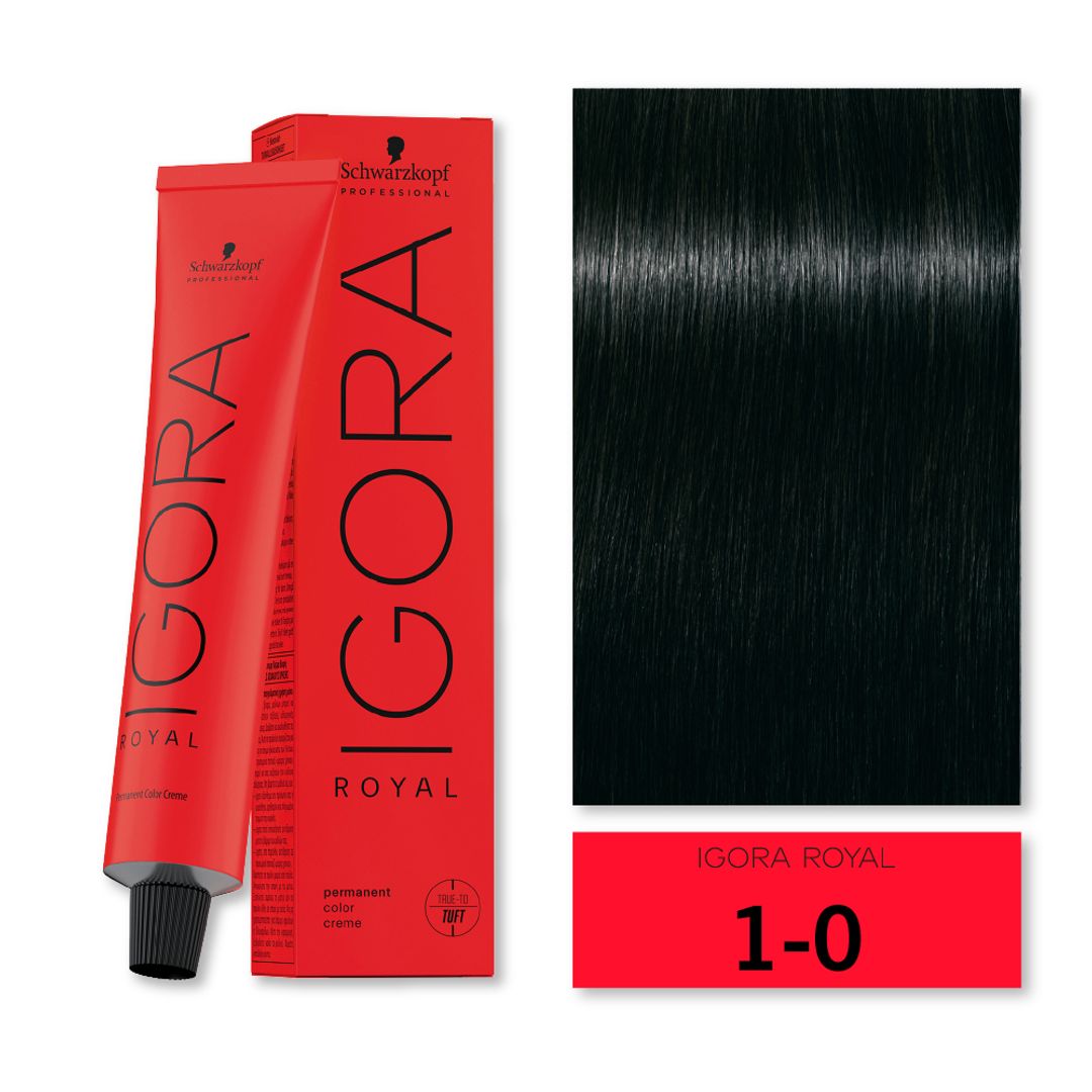 TINTE IGORA ROYAL NEGRO NATURAL 1-0