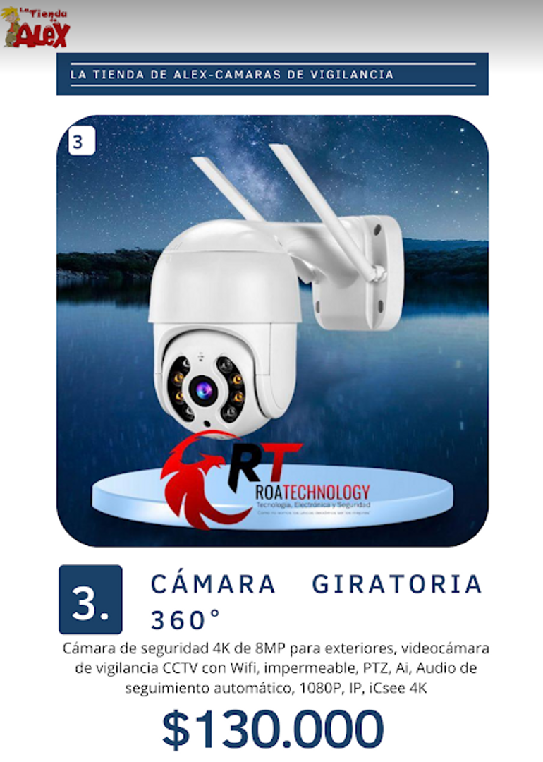 Camara Giratoria 360°