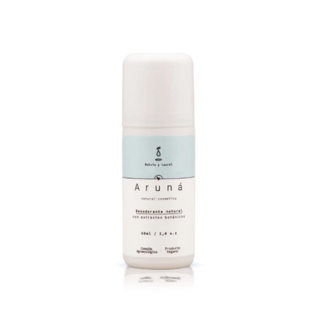 DESODORANTE ROLL ON SALVIA Y LAUREL 60ML ARUNA
