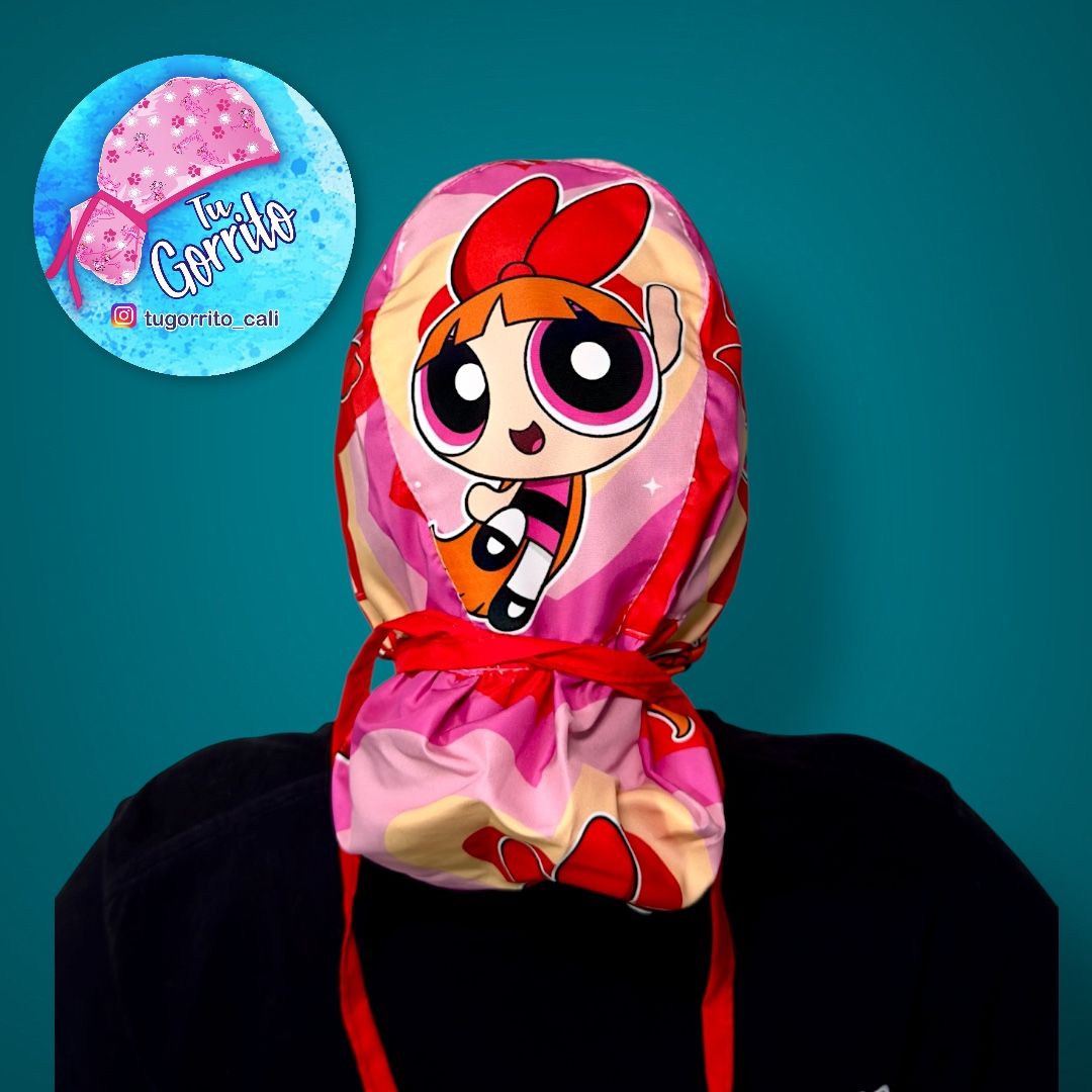 Chicas super poderosas fondo corazón bombón
