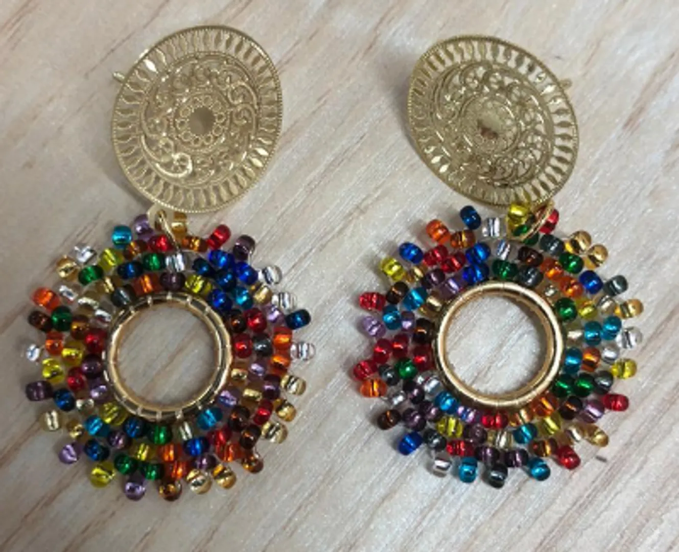 Areta Mini Plastimetal Tejido Mostacilla 