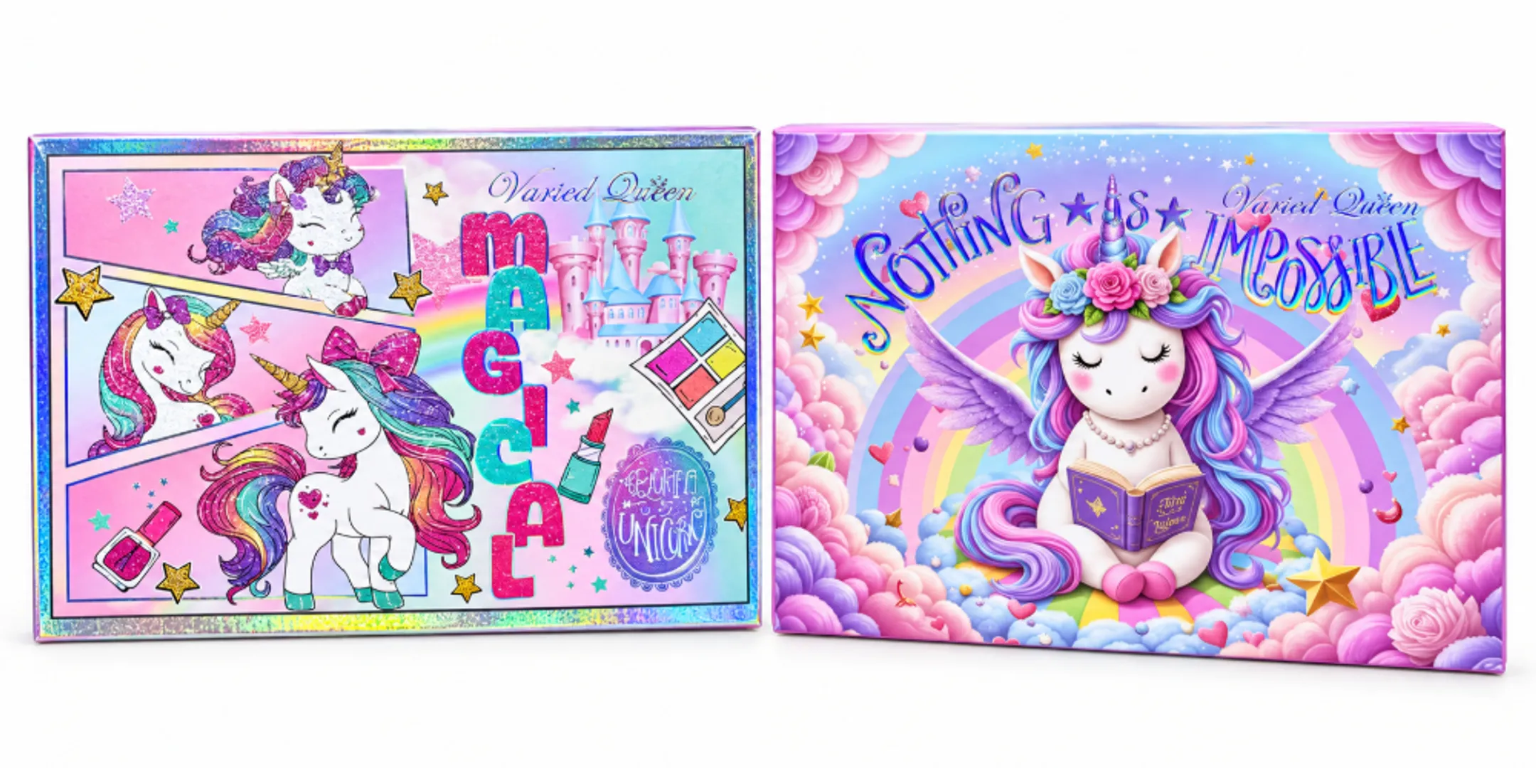 KIT DE MAQUILLAJE INFANTIL CON ACCESORIOS QUENN