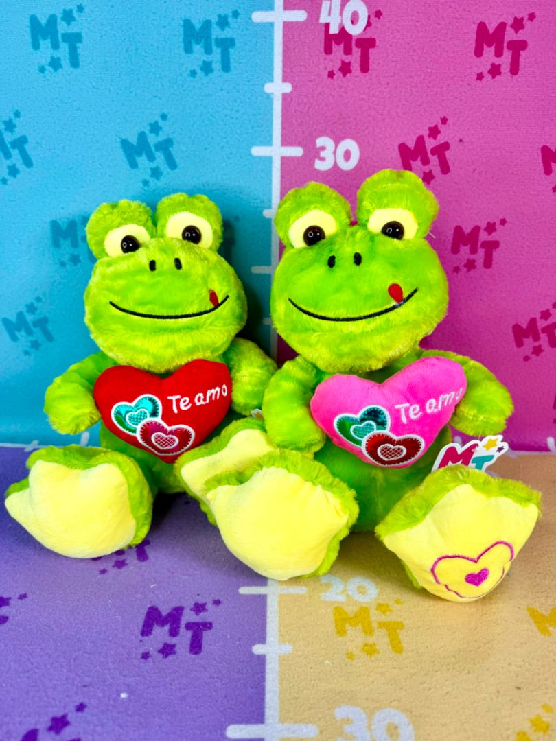 Rana corazón Te Amo 25cm FP