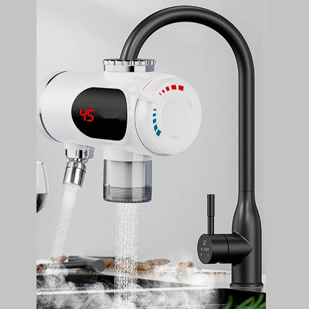 FILTRO CALENTADOR Y PURIFICADOR DE AGUA ELÉCTRICO PARA GRIFO 3000W
