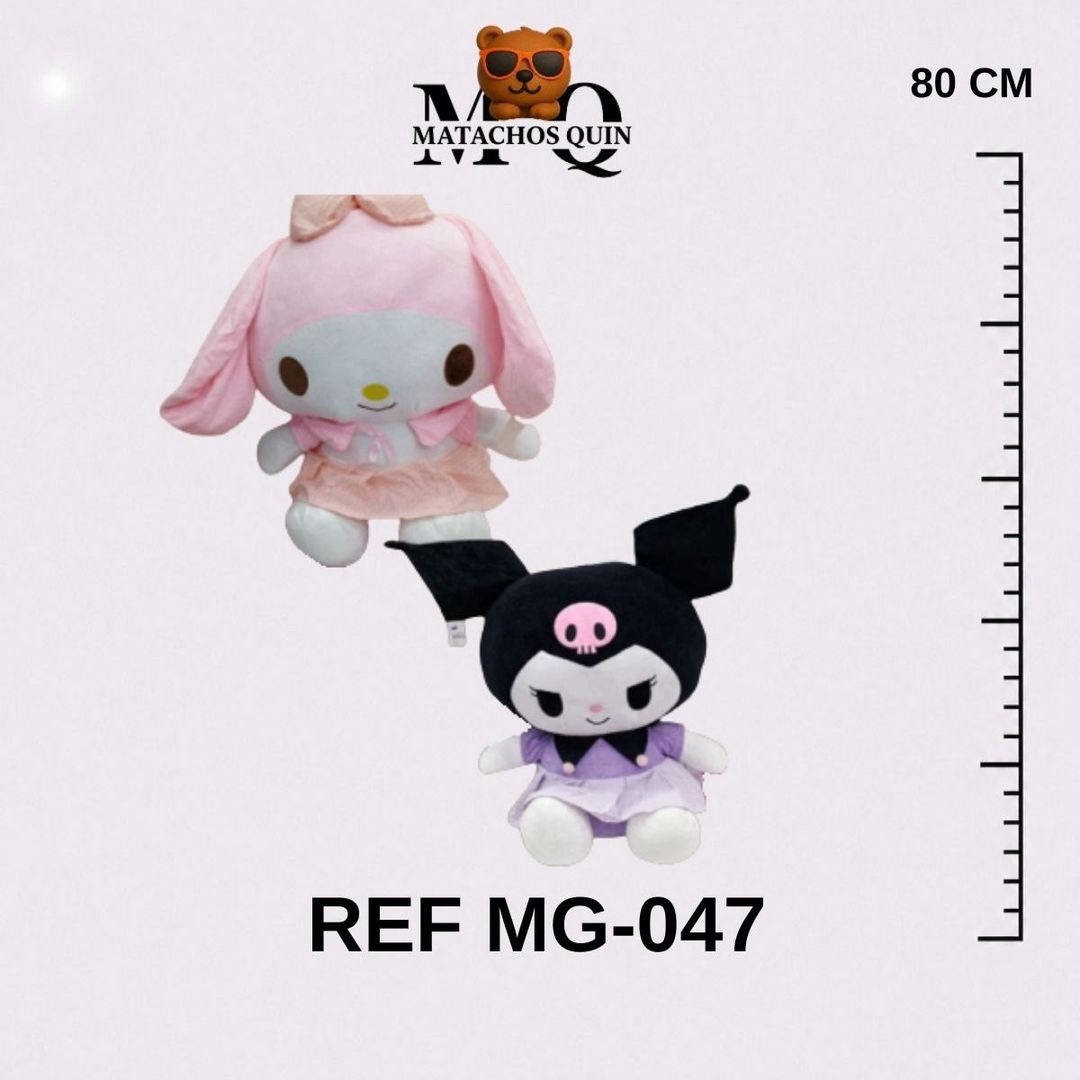 KUROMI & MELODY CON VESTIDO SURTIDO