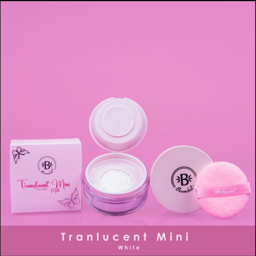 Polvo TRANSLUCIDO MATE MINI white malla mate