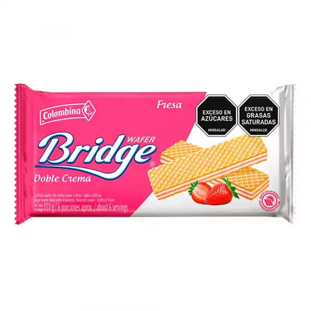 GALLETA BRIDGE*151G FRESA