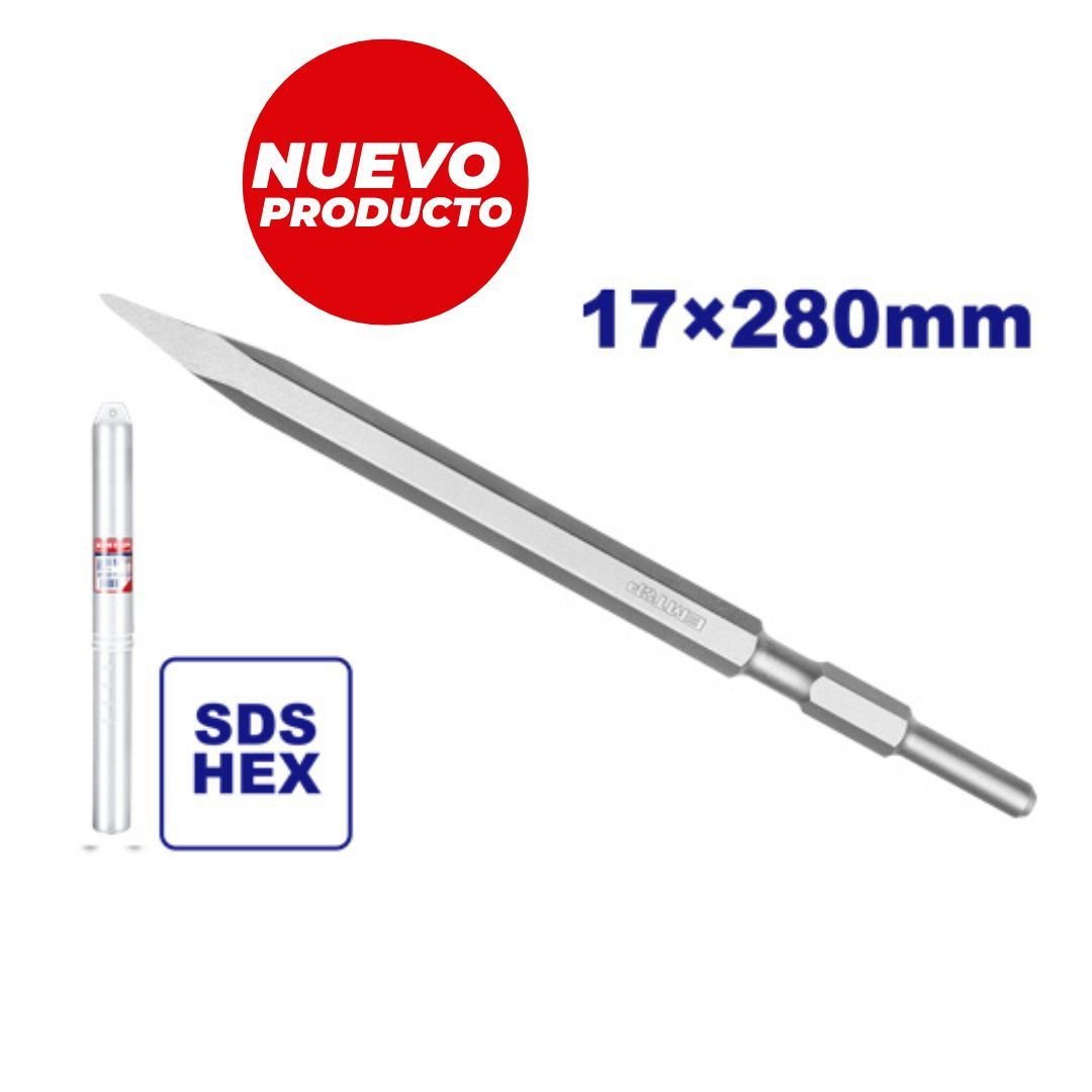EMTOP CINCEL PUNTA 17x280 MM SUPER EMTOP/ PARA EL DEMOLEDOR 1300W