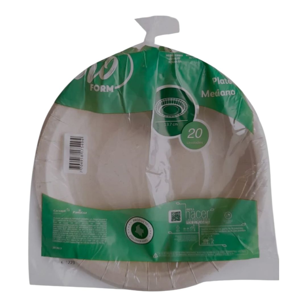    U. PLATO PANDO BIOFORM CARTON 13.7 CM 
