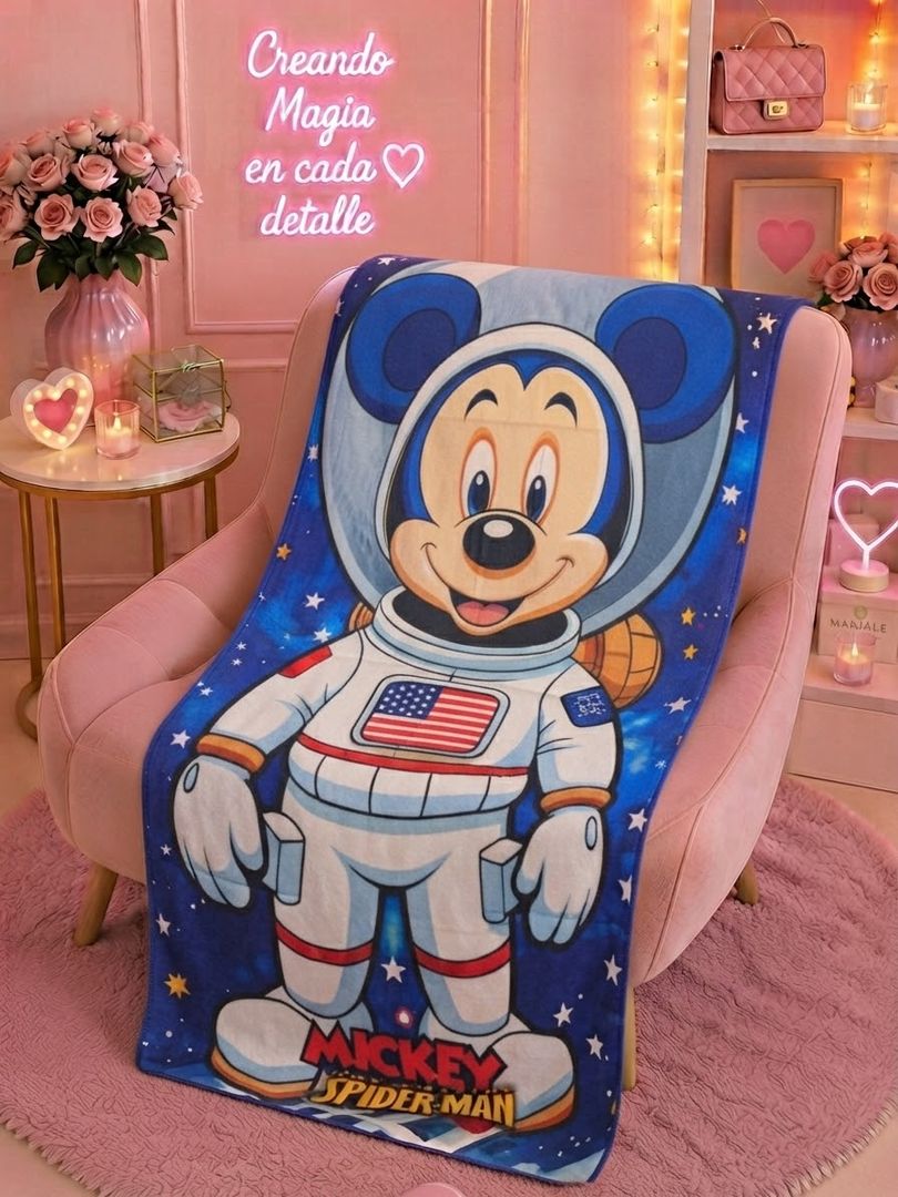 Toallas grandes Mickey y Minnie 