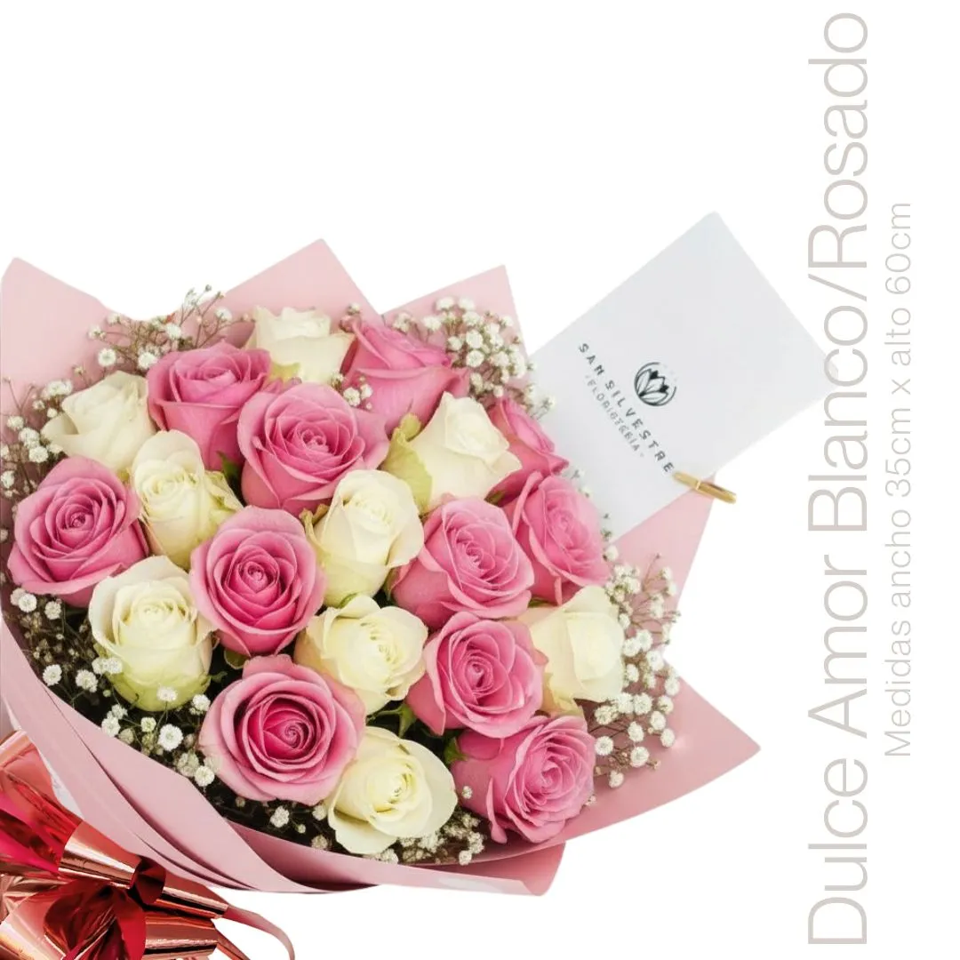 DULCE AMOR  BLANCO/ROSADO