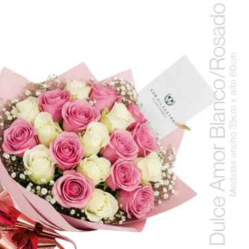 Imagen del producto DULCE AMOR  BLANCO/ROSADO