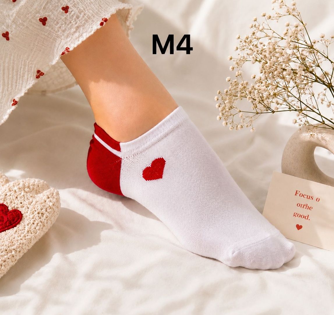 Medias Tobilleras Amor Talle Adulto