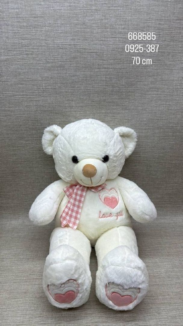 OSO PATAS LARGAS CON CINTA 70 CM