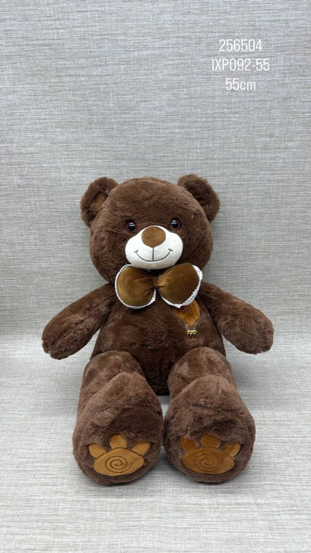 OSO PATAS LARGAS MOÑO GLOBO 55 CM