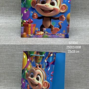 Imagen del producto BOLSA DE REGALO SURTIDA ANIMALES 23X18 CM