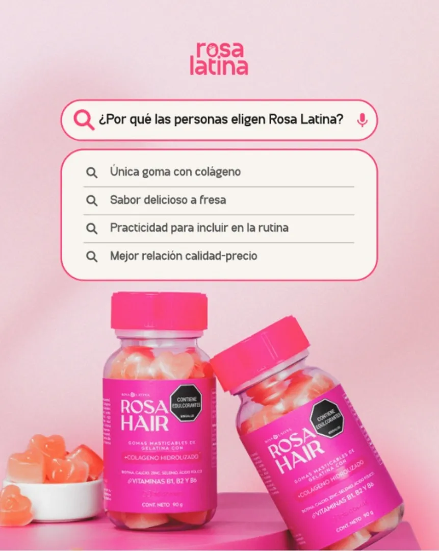 ROSA HAIR  x2 oferta