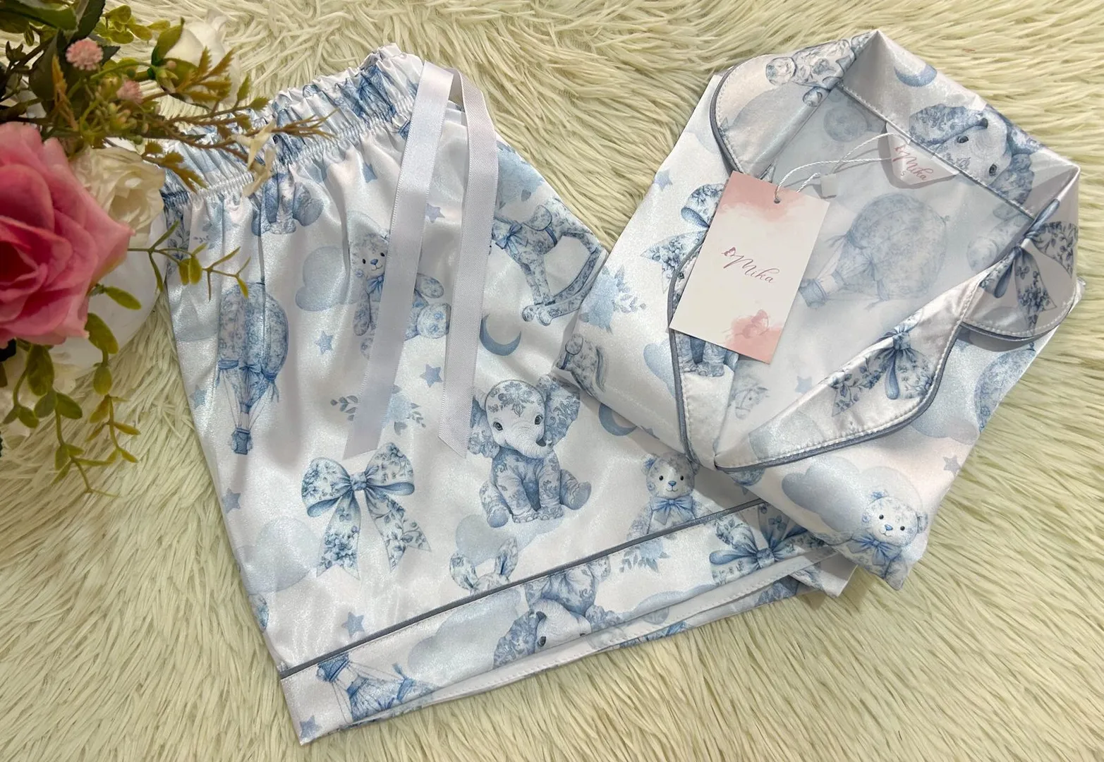 Set "Dulce Cielo" / Seda