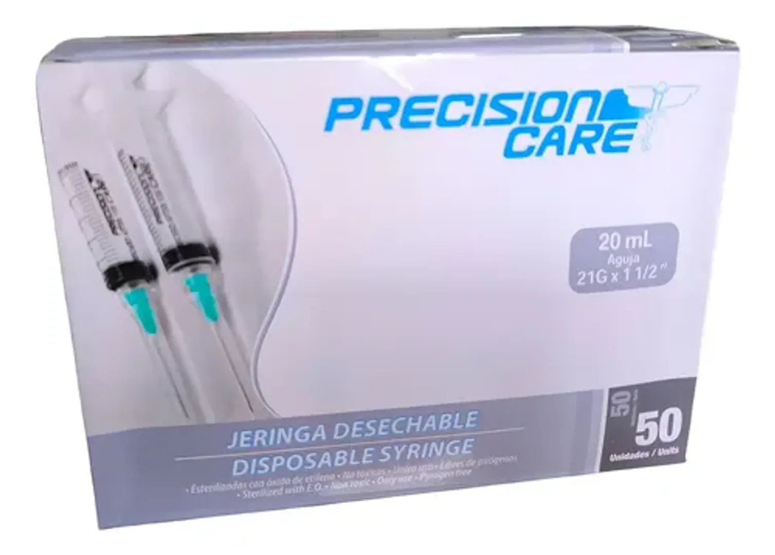 JERINGA 20 ML PRECISION UNIDAD