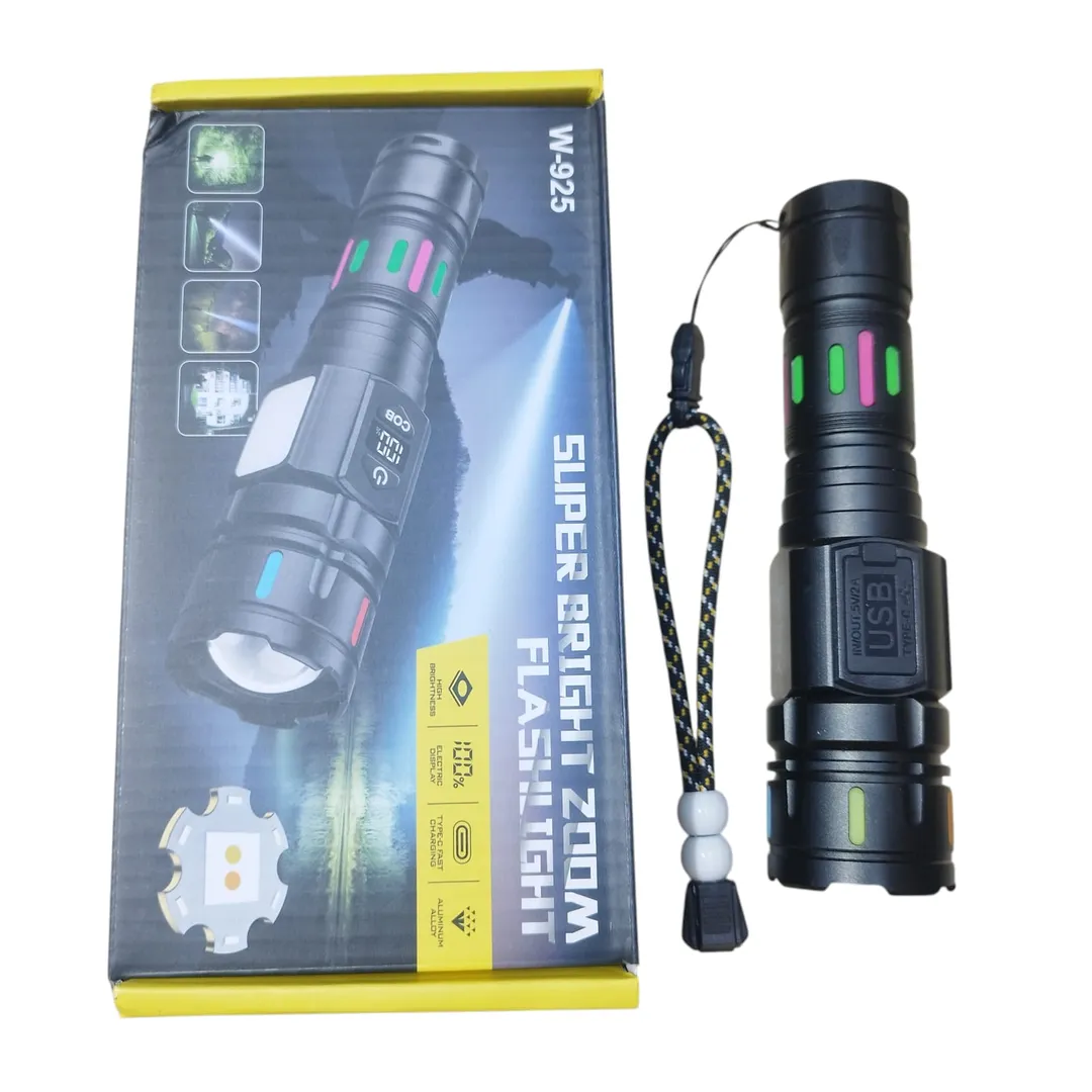 LINTERNA POTENTE W-925 SUPER BRIGHT ZOOM