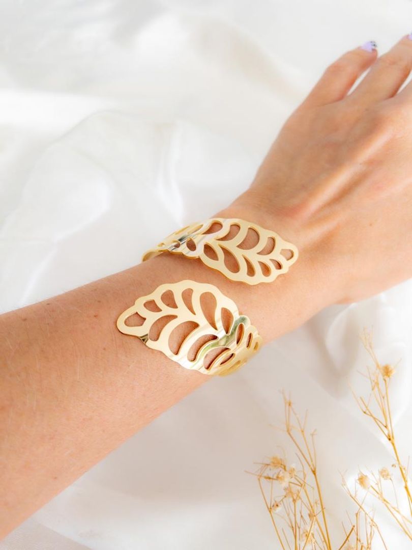Brazalete doble hoja perforación 