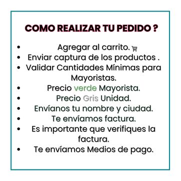 Imagen del producto COMO REALIZAR TU PEDIDO. 