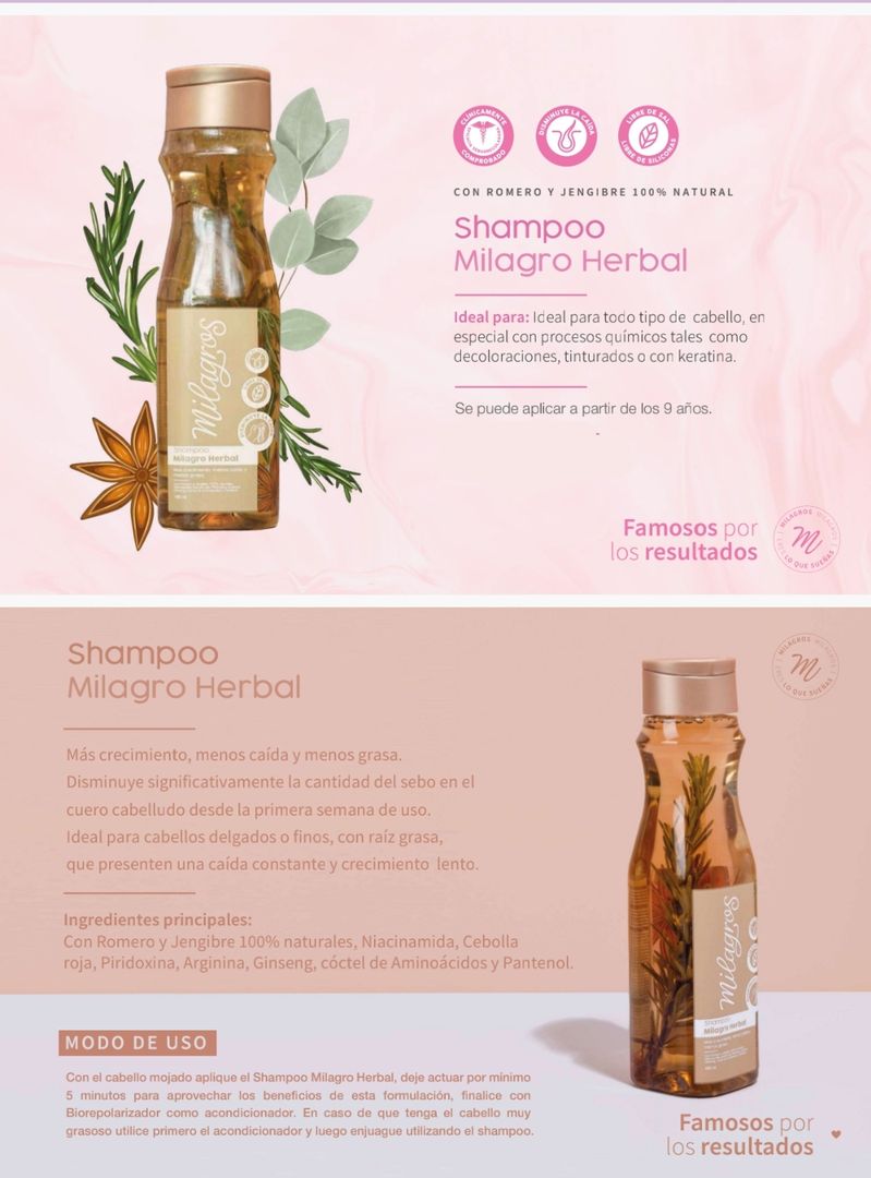 Shampoo Romero Milagros 