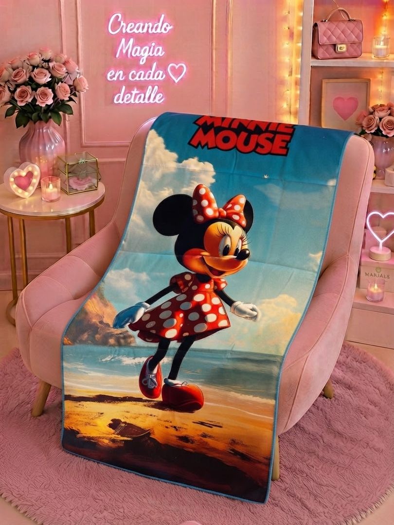 Toallas grandes Mickey y Minnie 