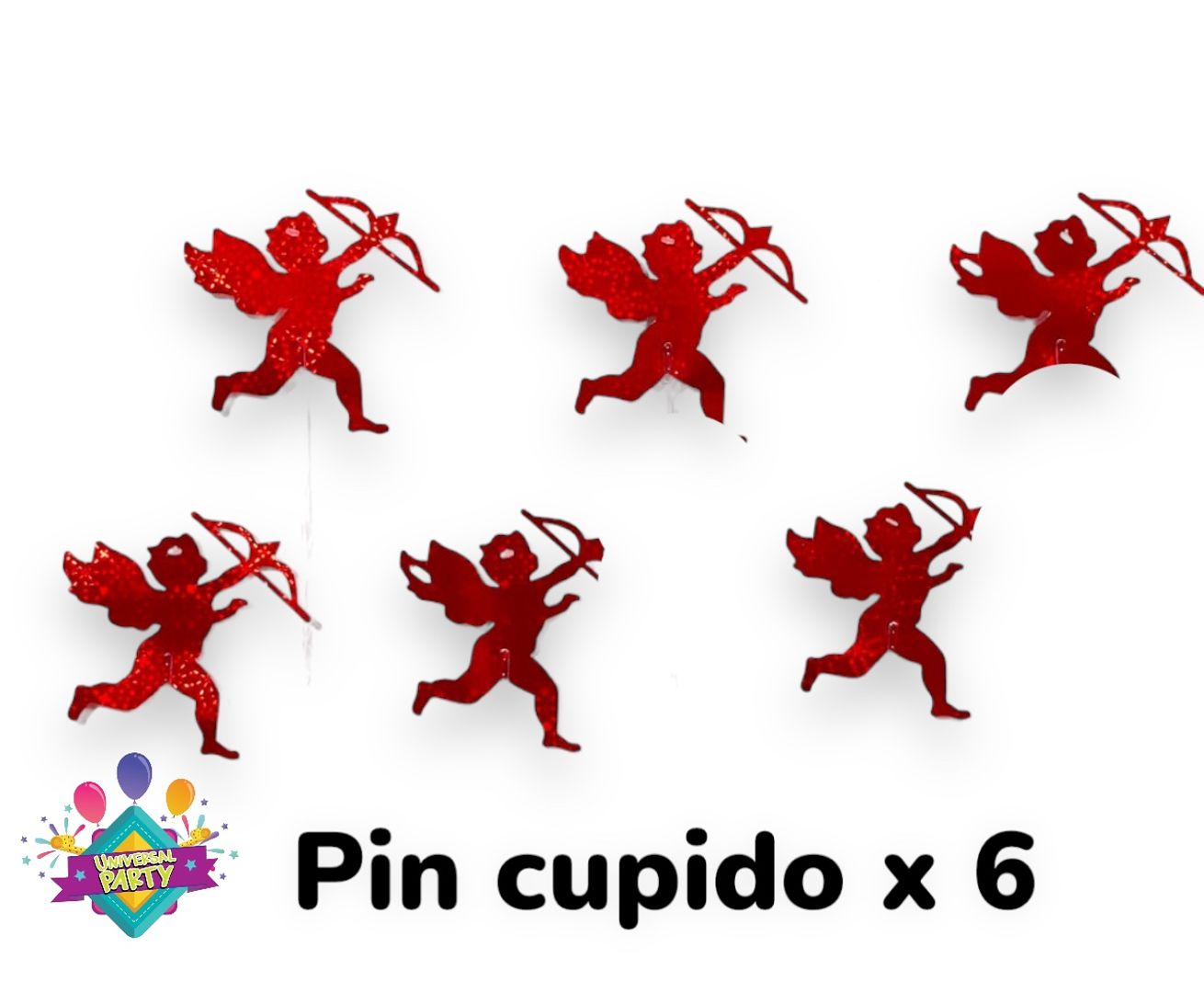 PIN CUPIDO x 6 UNI