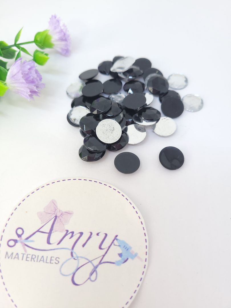 10gr Apliques brillos surtido negro y tornasol 
