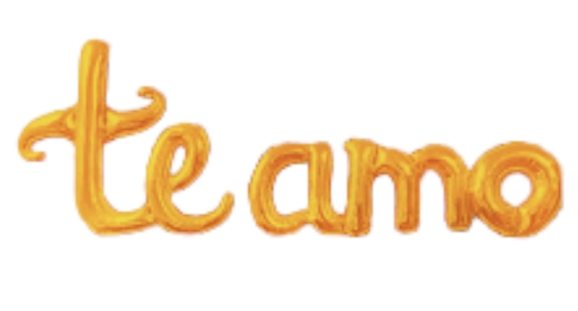 GLOBO FOIL TE AMO CURSIVO SURTIDO