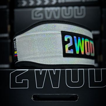 CINTURON SMOOTH GLITTER BLANCO - imagen 1