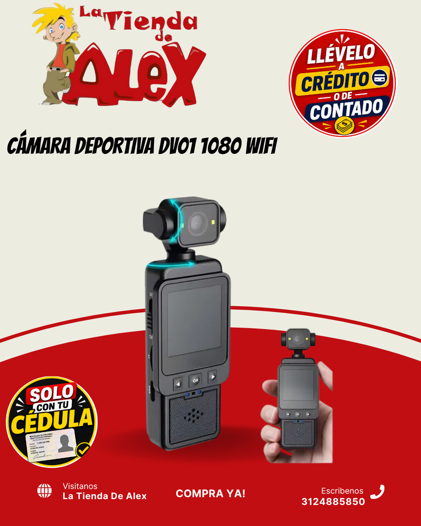 CÁMARA DEPORTIVA DV01 1080 WIFI