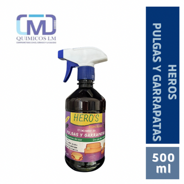 Imagen del producto INSEC. HERO PULGAS Y GARRAPATAS X500ML