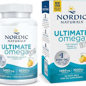 Omega 3  xtra 1480mg vitamina D3  1000IU  60 softgels NORDIC - imagen 1
